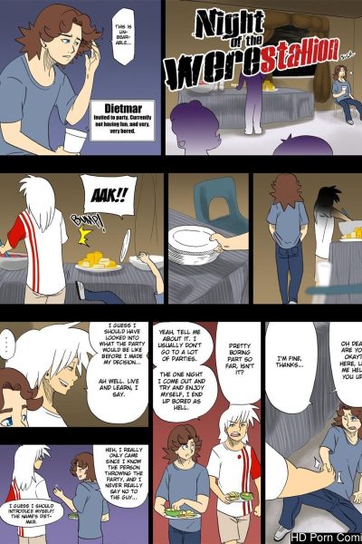 Night Of The Werestallion Comic Porn page 1