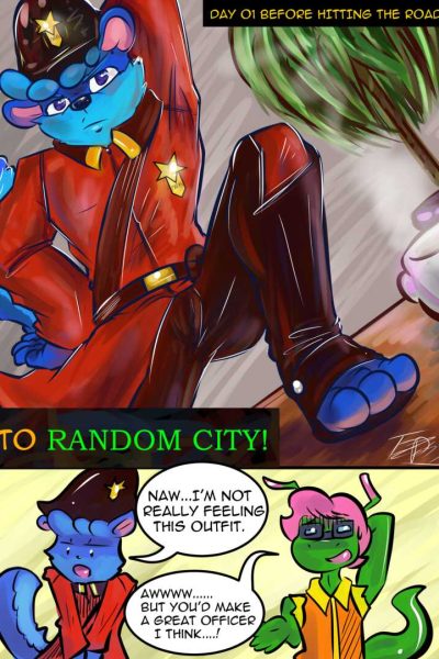 On The Road To Random City Comic Porn page 1