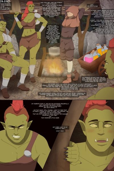 Orc Taming Comic Porn page 1