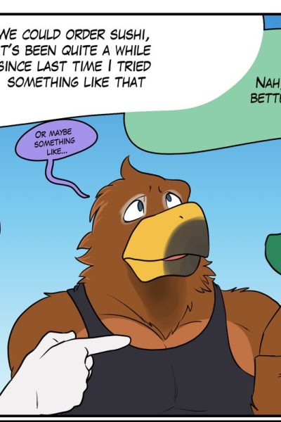 Ordering Food Comic Porn page 1