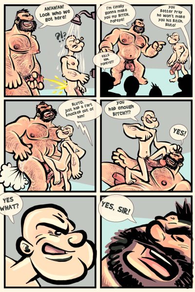 Popeye And Bluto Comic Porn page 1