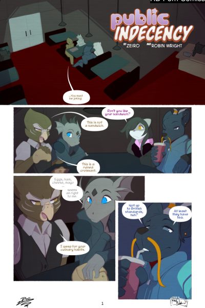 Public Indecency Comic Porn page 1