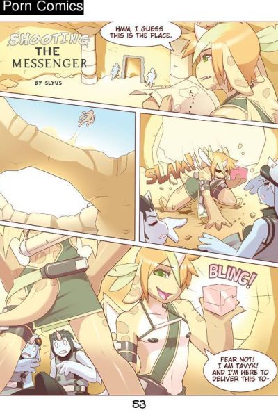 Shooting The Messenger Comic Porn page 1