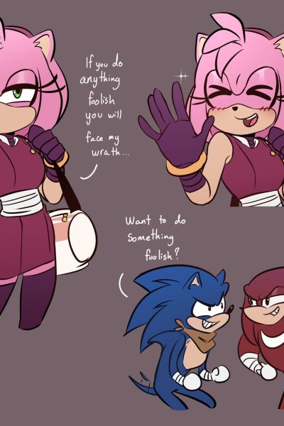 Sonic & Knuckles Do Something Foolish Comic Porn page 1