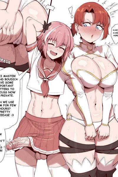 [speedl00ver]astolfo Steals Boudica Comic Porn page 1
