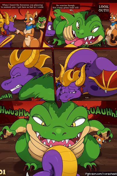 Spyro X Buzz Comic Porn page 1
