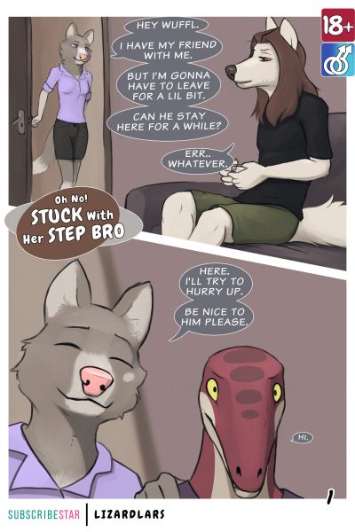 Stuck With Her Step Bro (ongoing) Comic Porn page 1
