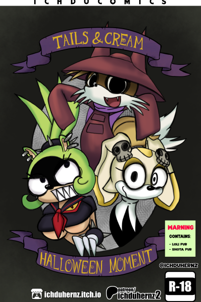 Tails And Cream Halloween Moment - Porn Comics page 1
