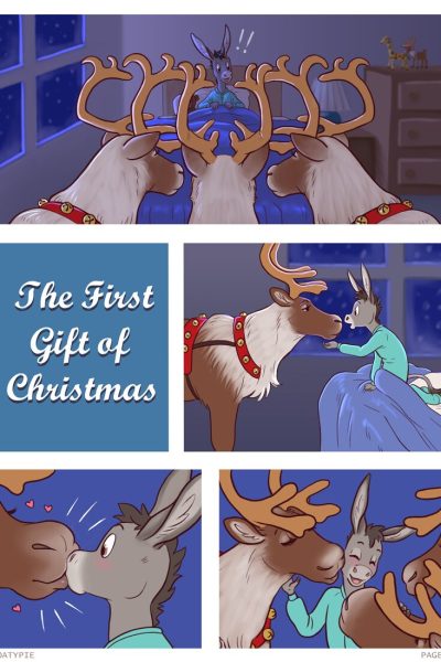 The First Gift Of Christmas Comic Porn page 1