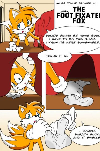 The Foot Fixated Fox Comic Porn page 1