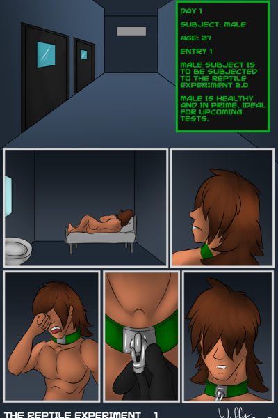 The Reptile Experiment Comic Porn page 1