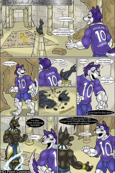 The Wrath Of Anubis Comic Porn page 1