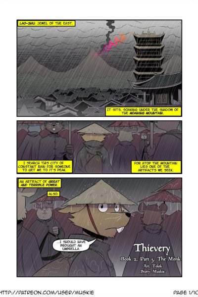 Thievery: Book 2, Part 5 – The Monk Comic Porn page 1