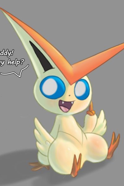 Victini Helping Out Comic Porn page 1