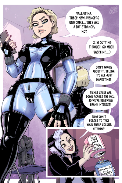 Yelena's New Suit - Porn Comics page 1
