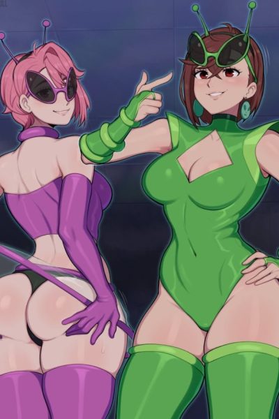 Aira & Momo’s Halloween Cosplay Comic Porn page 1