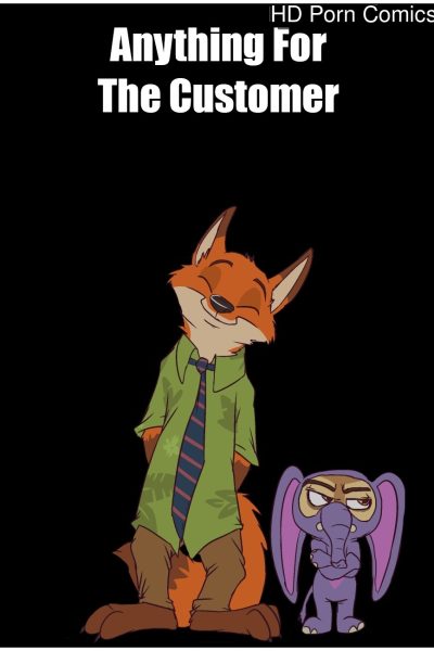 Anything For The Customer Gay Furry Comics page 1