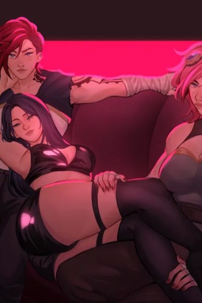 Arcane Threesome 1 – Caitlyn X Vi X Vi Comic Porn page 1
