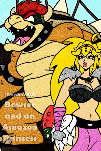 Bowser And An Amazon Princess Comic Porn page 1