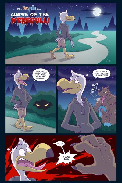 Brogulls: Curse Of The Weregull! Comic Porn page 1