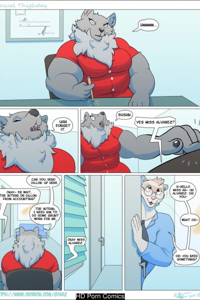 Casual Thighday Comic Porn page 1