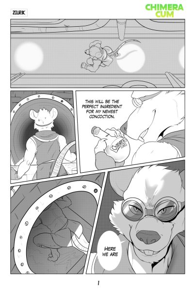 Chimera Cum! Comic Porn page 1