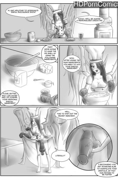 Cooking With Morgana Comic Porn page 1
