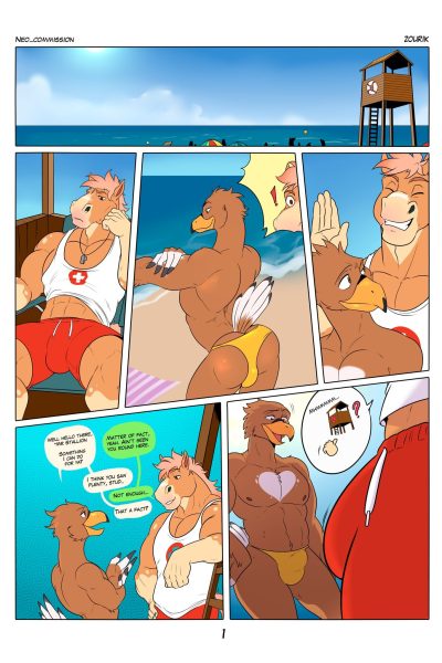 Cum Guard Comic Porn page 1