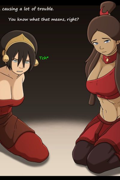 Girls In Trouble! (avatar: The Last Airbender) Comic Porn page 1
