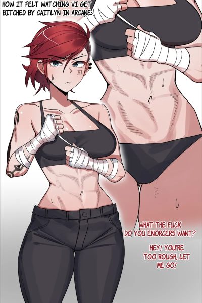 How It Felt Watching Vi Get Bitched By Caitlyn In Arcane Comic Porn page 1
