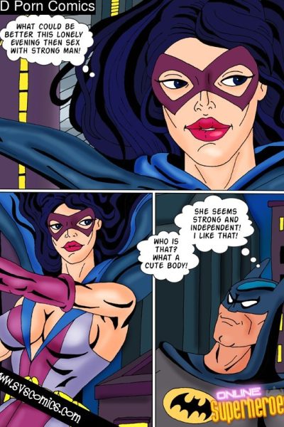 Huntress Fucks Batman Comic Porn page 1