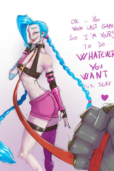 Jinx Mega Booba Skin Comic Porn page 1