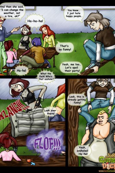 Just Cartoon Dicks- Cyclops X Nightcrawler Free Porn Comic page 1