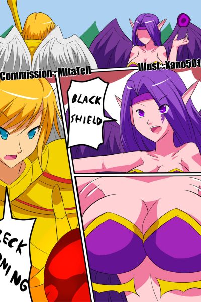Kalye X Morgana – Boobies Skill Comic Porn page 1