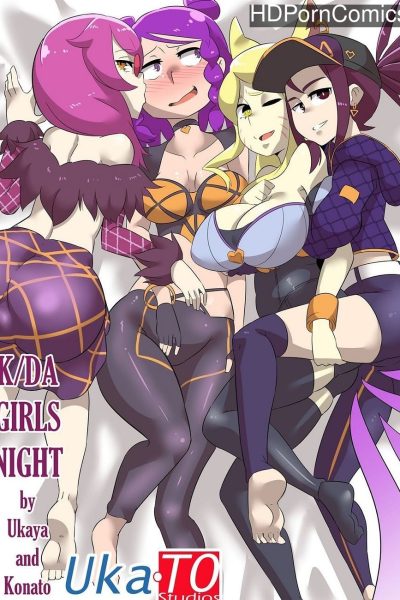 Kda Girls Night 1 Comic Porn page 1
