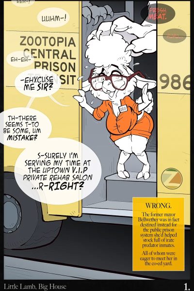 Little Lamb In The Big House Comic Porn page 1