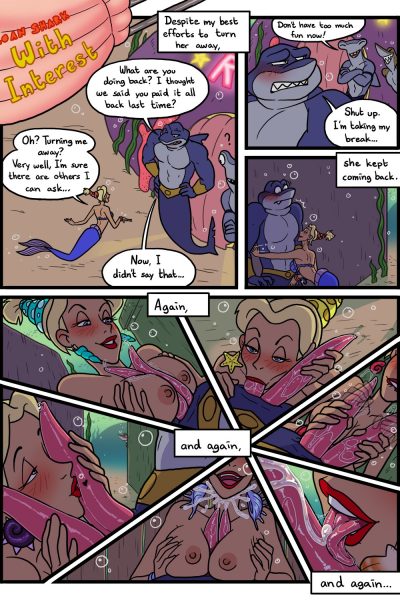 Loan Shark: With Interest (the Little Mermaid) Comic Porn page 1