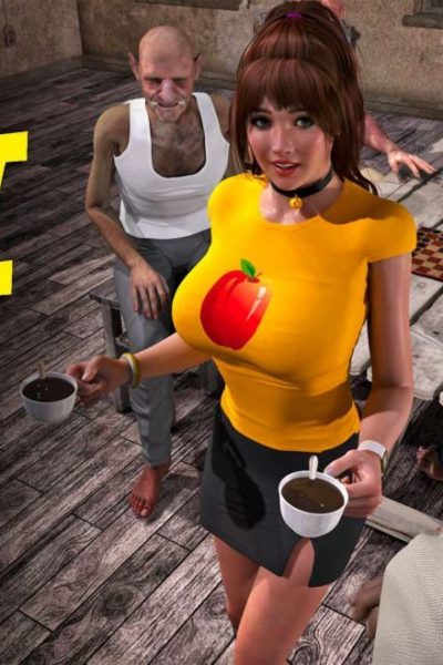 Lost Bet – Petra Helps The Elderly Comic Porn page 1