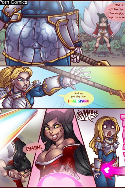 Lux X Ahri Comic Porn page 1