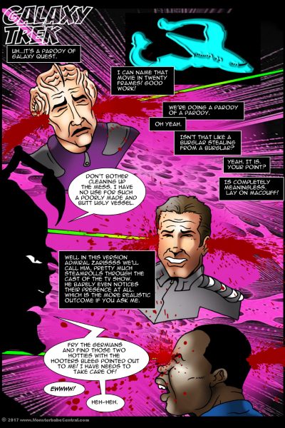 Monsterbabe Central- Galaxy Trek Free Porn Comic page 1