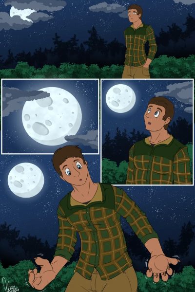 Moonight Stroll Comic Porn page 1