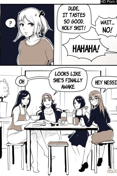 Nessie And Karen, Finally Comic Porn page 1