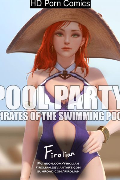 Pool Party 1 – Miss Fortune Comic Porn page 1