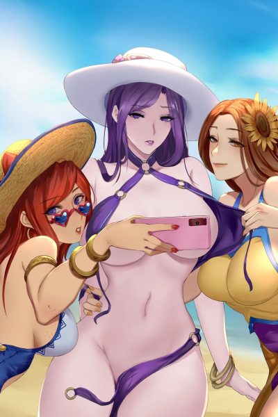 Pool Party – Summer In Summoner’s Rift 2 Comic Porn page 1