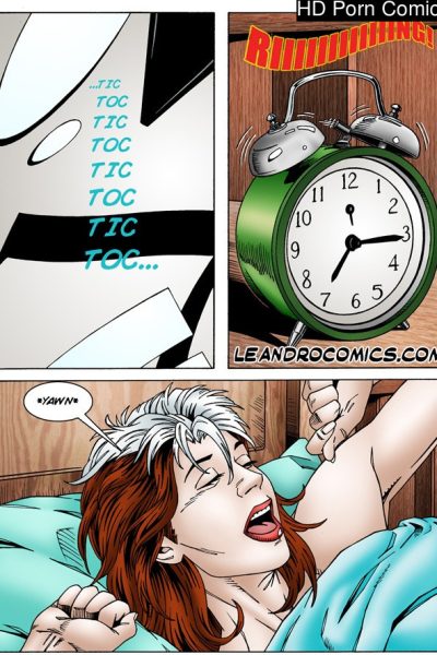 Rogue & Gambit Mutant Sex Comic Porn page 1