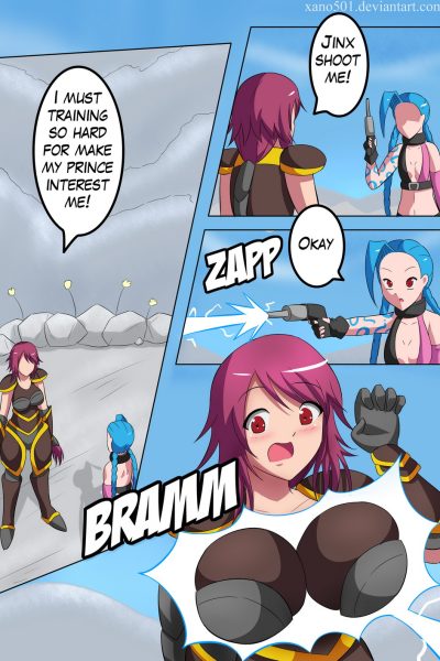 Shyvana And Boob Gun Comic Porn page 1