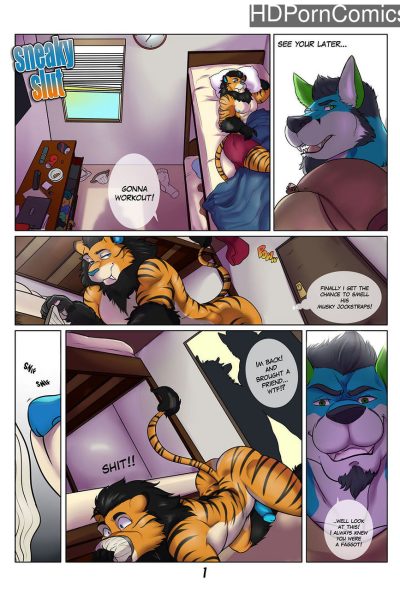 Sneaky Slut Comic Porn page 1