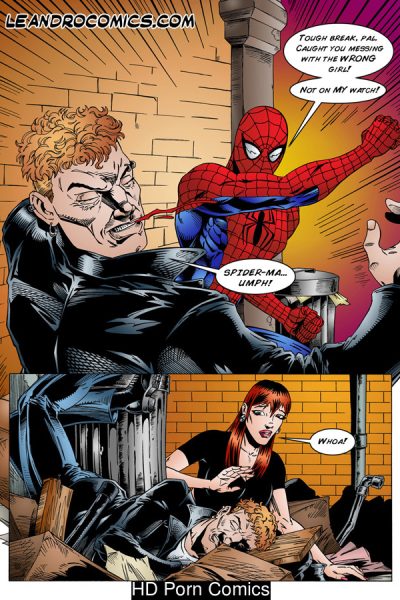 Spider-man Saves Mary Jane Comic Porn page 1
