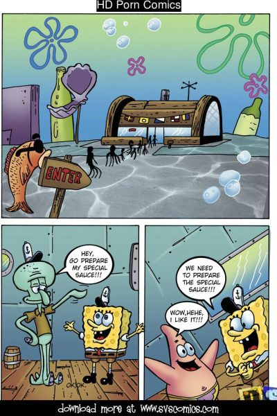Spongebob Squarepants Comic Porn page 1