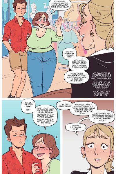 Swimsuit Shopping [notenoughmilk] -ongoing- Comic Porn page 1